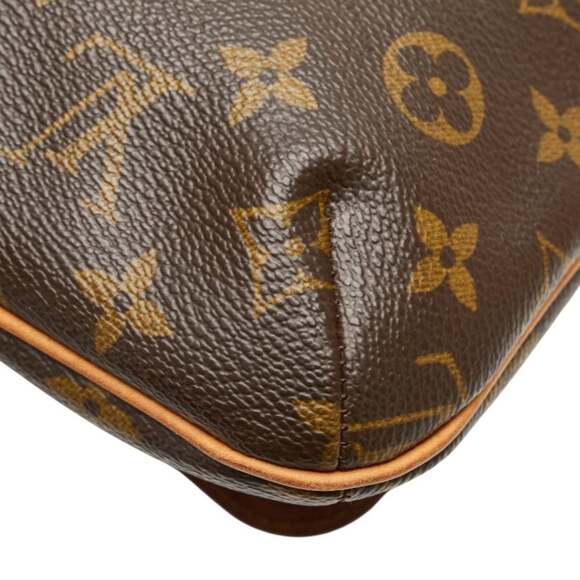 LOUIS VUITTON Brown Monogram Leather Shoulder Bag - Picture 6 of 13